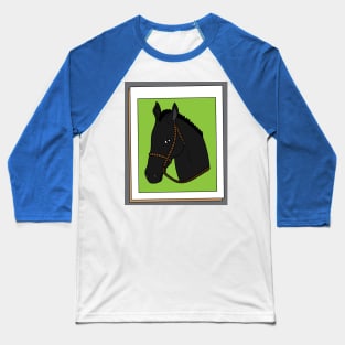 Horses Rider Pony Girl Baseball T-Shirt